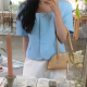 Summer Coat for Women Elegant Suqare Collar Short Sleeve Jacket Korean Slim Short Jackets 2021 Clothing Female Outwear 1886# Summer Coat for Women Elegant Suqare Collar Short Sleeve Jacket Korean Slim Short Jackets 2021 Clothing Female Outwear 1886#