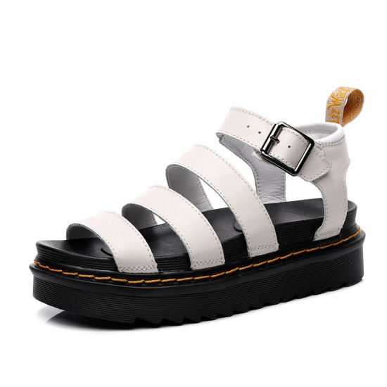 2021 New Summer Martens Women Shoes For Comfy Soft Women Sandals Thick Ladies Sandals Genuine Leather Sandals Large Size 35-44 2021 New Summer Martens Women Shoes For Comfy Soft Women Sandals Thick Ladies Sandals Genuine Leather Sandals Large Size 35-44